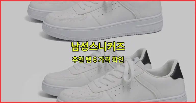 남성스니커즈 추천 템 6 가격 확인