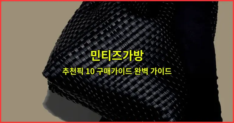 민티즈가방 추천픽 10 구매가이드 완벽 가이드